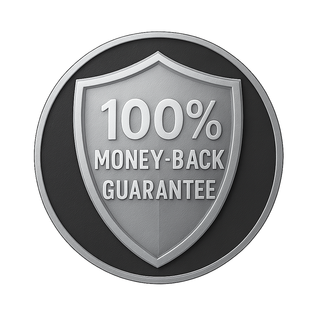 100% Money-Back Guarantee